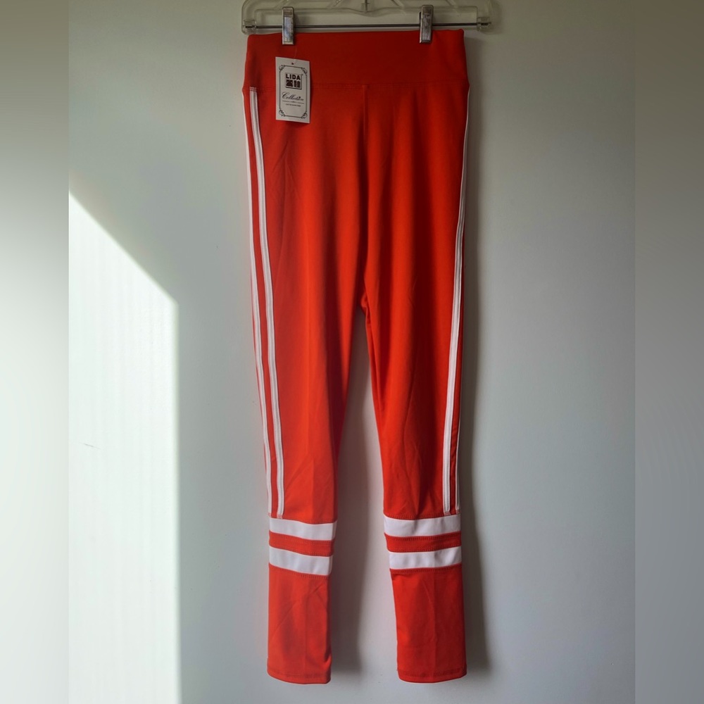 Lida Collection Orange Leggings, Size S/M 🍑